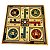 JOGO DE TABULEIRO LUDO CLÁSSICO EM MADEIRA - Imagem 5