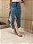 Saia Jeans Midi com fenda - Imagem 2