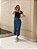 Saia Jeans Midi com fenda - Imagem 4