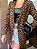 Casaco Cardigan Tricot Oncinha - Imagem 1
