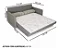 Sofá Cama Aurora Herval 3 Lugares Queen 1,76M - Imagem 5