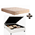CONJUNTO: BOX BAÚ + COLCHÃO MULTI SUPPORT - 200 KG POR PESSOA - CASAL 138X188X77 - Imagem 6