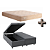 CONJUNTO: BOX BAÚ + COLCHÃO MULTI SUPPORT - 200 KG POR PESSOA - KING 193X203X77 - Imagem 1