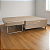 Cama Box Herval- Suite master  096X203X50 molas bonnel com auxiliar - Imagem 1