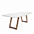 Mesa de Jantar Herval MH 5341 off white + amêndoa- Só mesa ou conjunto com cadeiras MH 3230 - Imagem 2