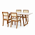 Mesa de Jantar Herval MH 5341 off white + amêndoa- Só mesa ou conjunto com cadeiras MH 3230 - Imagem 6
