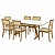 Mesa de Jantar Herval MH 5341 off white + amêndoa- Só mesa ou conjunto com cadeiras MH 3230 - Imagem 10