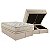 Conjunto: box com baú bipartido + colchão Koln molas maxspring - casal 138X188X79 - Imagem 1