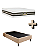 Conjunto: box + colchão Castor Silver Star Tecnopedic Double Face - Casal 138X188X72 - Imagem 1