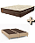 CONJUNTO BOX SOMMIER +COLCHAO PRORELAX MEDITERRANEO QUEEN 158X198X69 - Imagem 1