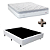 CONJUNTO BOX + COLCHAO HERVAL C1852 CASAL 138X188X70 - Imagem 6