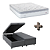 CONJUNTO BAU + COLCHAO HERVAL C1852 KING 193X203X79 - Imagem 3
