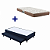 Conjunto: Box com Auxiliar + Colchão Herval Durabilli D45 Solteiro 088X188X55 - Imagem 1