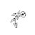 Piercing Raminho Cravejado M - Titânio - Imagem 2