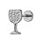 Taça de vinho  - Titânio - Imagem 2