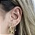 Labret Letra - Ouro 14k - Imagem 5