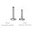 Labret Letra - Ouro 14k - Imagem 6