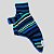 CAMISETA DE GALGO ITALIANO LISTRA AZUL E PRETO PE - Imagem 1