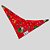 BANDANA DE GALGO NATAL VERMELHO NOEL VERDE - Imagem 1
