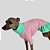VESTIDO DE GALGO ITALIANO UV ROSA E VERDE - Imagem 3