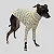 CACHARREL DE GALGO CANELADA CRU LINE BLUE - Imagem 1