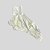 CACHARREL DE GALGO ITALIANO COTTON BRANCO LISTRA AMARELO PE - Imagem 1