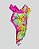 CAMISETA DE GALGO ITALIANO UV FLORES E PINK PE - Imagem 1