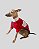 CAMISETA DE GALGO ALGODY POCKET VERMELHA - Imagem 4