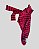CACHARREL DE GALGO COTTON VERMELHO LINE MARINHO PE - Imagem 2