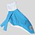 CACHARREL DE GALGO UV AZUL CLARO E BRANCO - Imagem 1