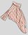 CACHARREL DE GALGO ALGODY DENSY LINE ROSE E BRANCO - Imagem 1