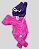 MACACAO DE GALGO CHAMONIX PINK E ROXO - Imagem 2