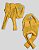 CACHARREL DE GALGO ALGODY CAN YELLOW - Imagem 2
