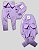 BLUSA DE GALGO HUG LILAS E LAVANDA - Imagem 3
