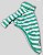 BLUSA DE GALGO CONFY COOL VERDE E BRANCO - Imagem 1