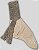 BLUSA DE GALGO CHAMONIX CREME E MARROM MESCLA GIRA - Imagem 1