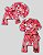 VESTIDO DE GALGO CASACO CHARMY DONNA CHAMONIX HELLO KITTY CORAL - Imagem 3