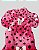 VESTIDO DE GALGO BLUSA CHAMONIX DONNA PINK POA BLACK LAÇO - Imagem 4
