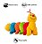 BRINQUEDO DE PELUCIA COM APITO CENTOPEIA COLORIDA - Imagem 3