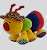 BRINQUEDO DE PELUCIA COM APITO FORMIGA ANIMADA - Imagem 1