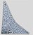 BANDANA DE GALGO ALGODY FLOWER BLUE - Imagem 1
