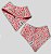 BANDANA DE GALGO LUXE ONÇA LARANJA NEON - Imagem 2
