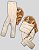 BLUSA DE GALGO CHAMONIX MARROM E CREME GIRA - Imagem 2