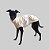 COLETE DE GALGO ITALIANO MOLETOM OFF WHITE - Imagem 2