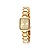 Relógio Mondaine Feminino Dourado Retangular 32377LPMVDE1 - Imagem 1