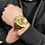 Relógio Diesel Masculino Analógico Dourado DZ4360B1C2KX - Imagem 3