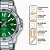 Relógio Casio Masculino Fundo Verde Pulseira de Aço MTP-VD01D-3BVUDF-SC - Imagem 3