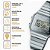 Relógio Casio Feminino Vintage Slim Prateado Digital A700WEV-7ADF-SC - Imagem 2