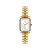Relógio Orient Feminino Quadrado Dourado com Pedrinhas LGSS0066S1KX - Imagem 1