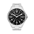 Relógio Orient Masculino Prata com Fundo Preto MBSS1380P2SX - Imagem 1